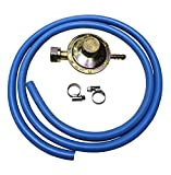 COCINAS BARBACOA GAS REGULADOR Baja Presión + Manguera GLP 2 MT + 2 Abrazaderas